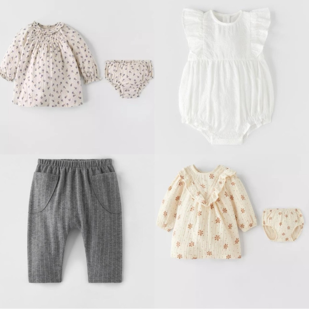 Zara clothes for baby girl 6-9 months